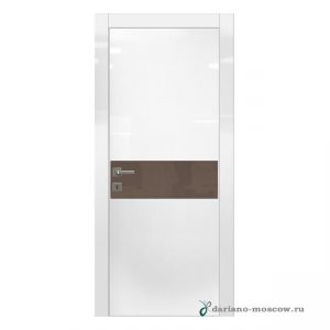Дариано Вита белый глянец стекло бронза