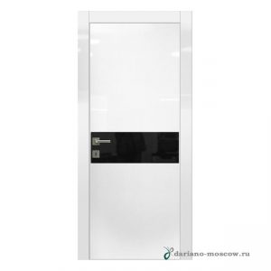 Дариано Вита белый глянец стекло черное