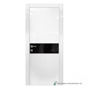 Дариано Вита белый глянец стекло черное Гучи